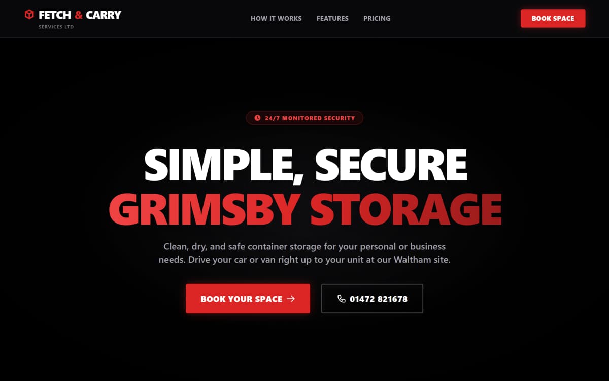 Grimsby Container Storage Site Design